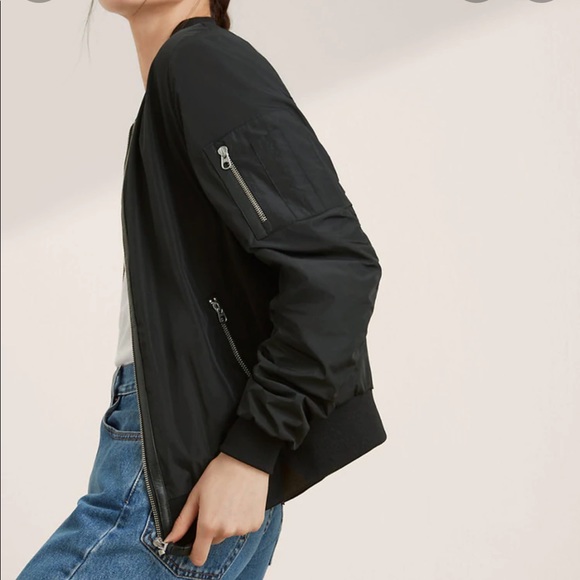 MACKAGE (Aritzia Exclusive) Bomber Jacket in Black Small - Picture 3 of 6